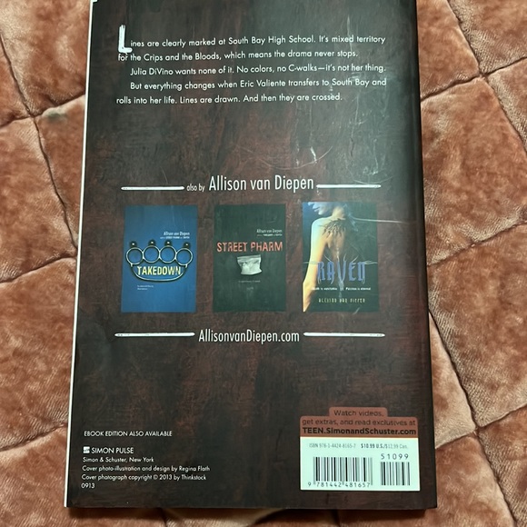 Snitch by Allison van Diepen book - Picture 2 of 2